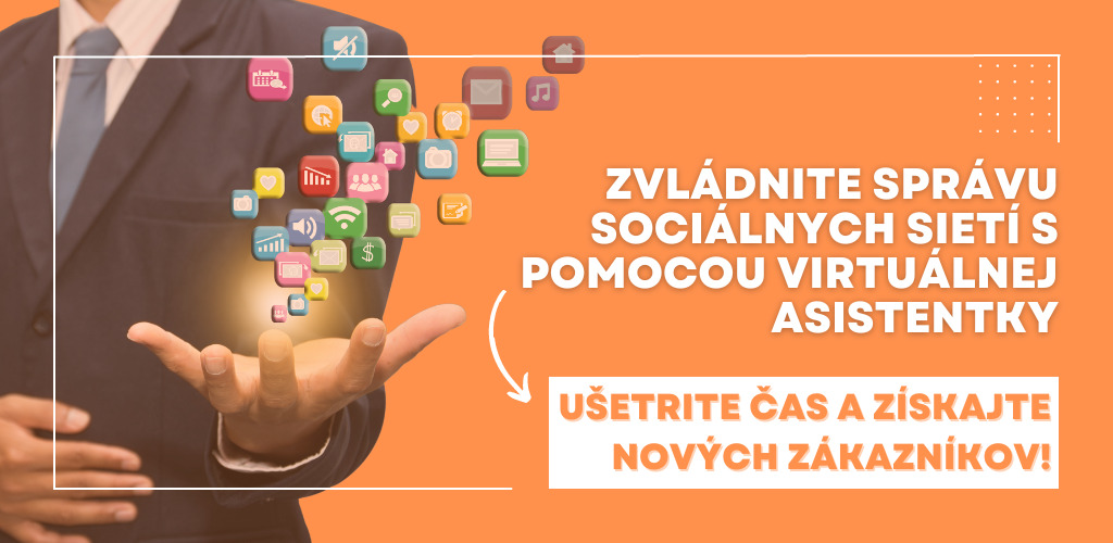 správa sociálnych sietí virtuálnou asistentkou